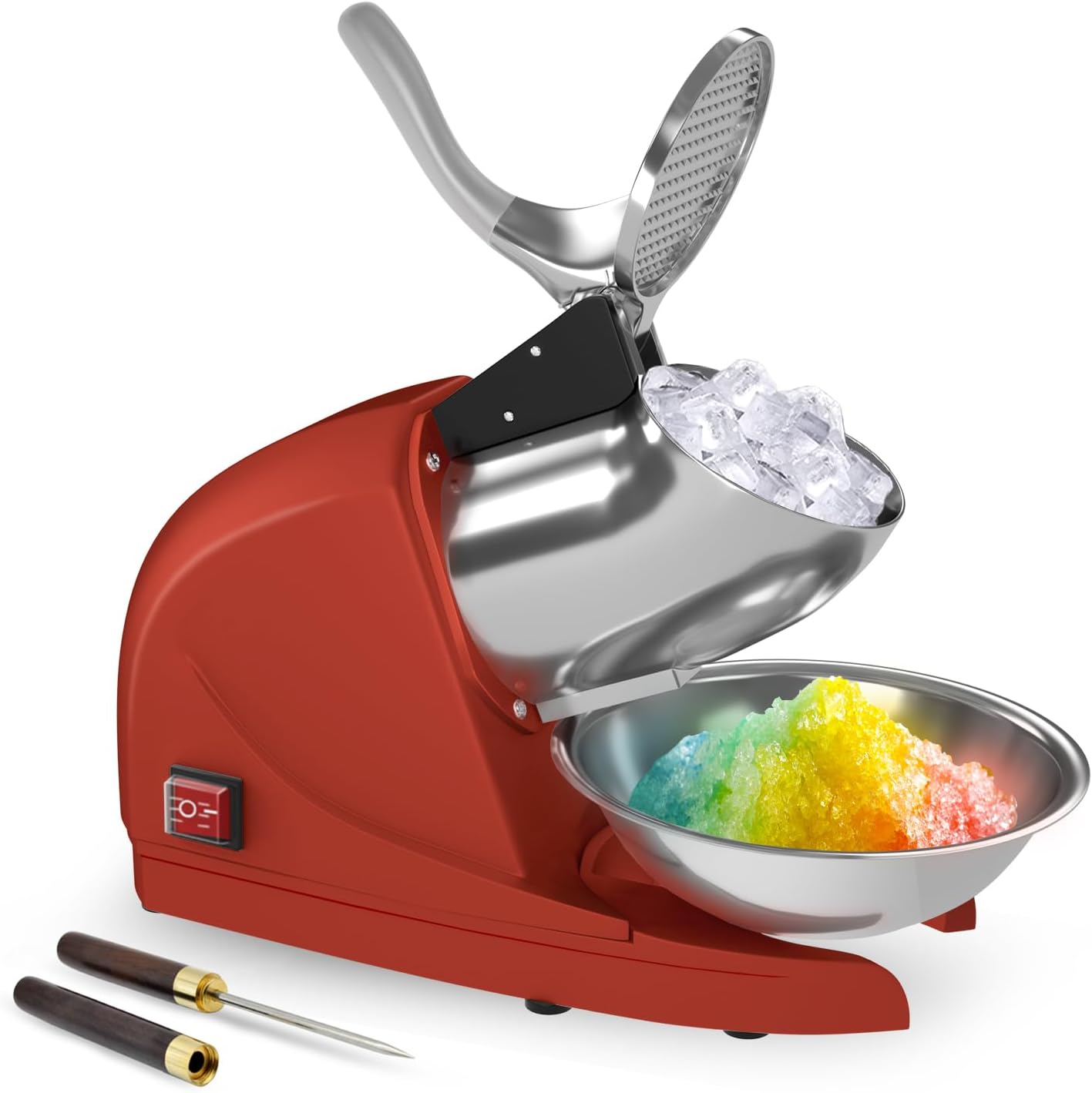 Ice Crusher Machine Commercial - Mesin Pembuat Es Serut Elektrik 380W