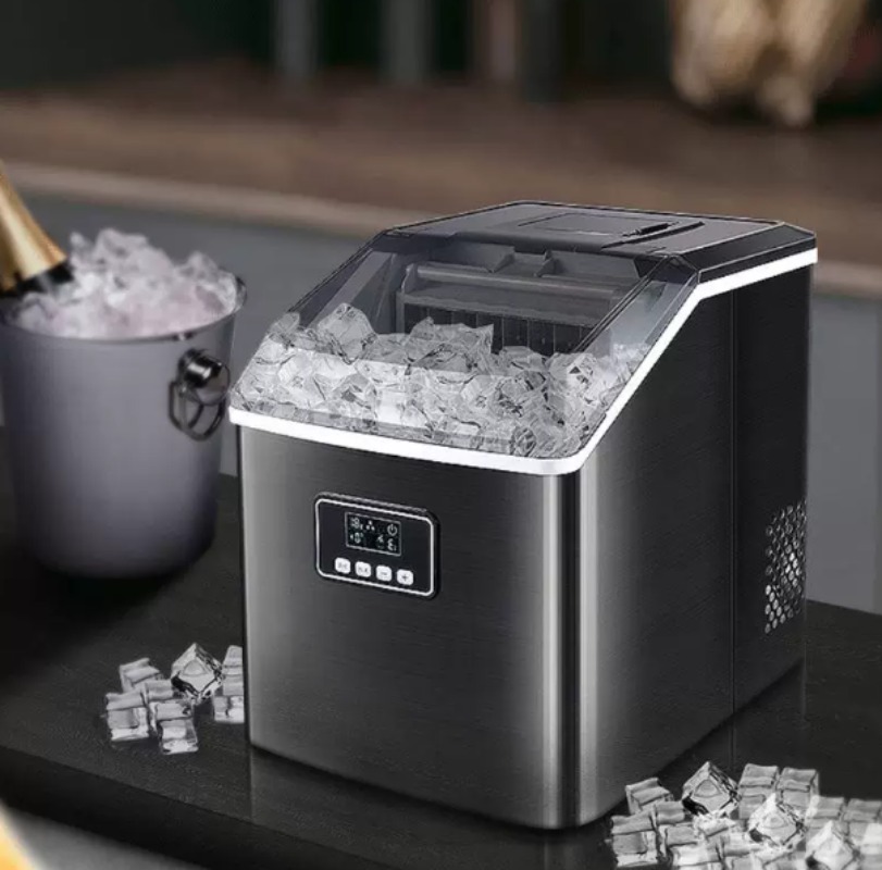 Ice Maker Machine 25Kg - Mesin Pembuat Es Batu Stainless Steel