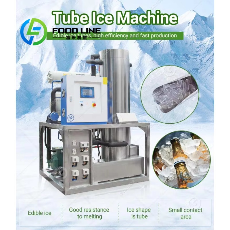 Ice Tube Machine 500Kg - Mesin Pembuat Es Batang Kustom 200