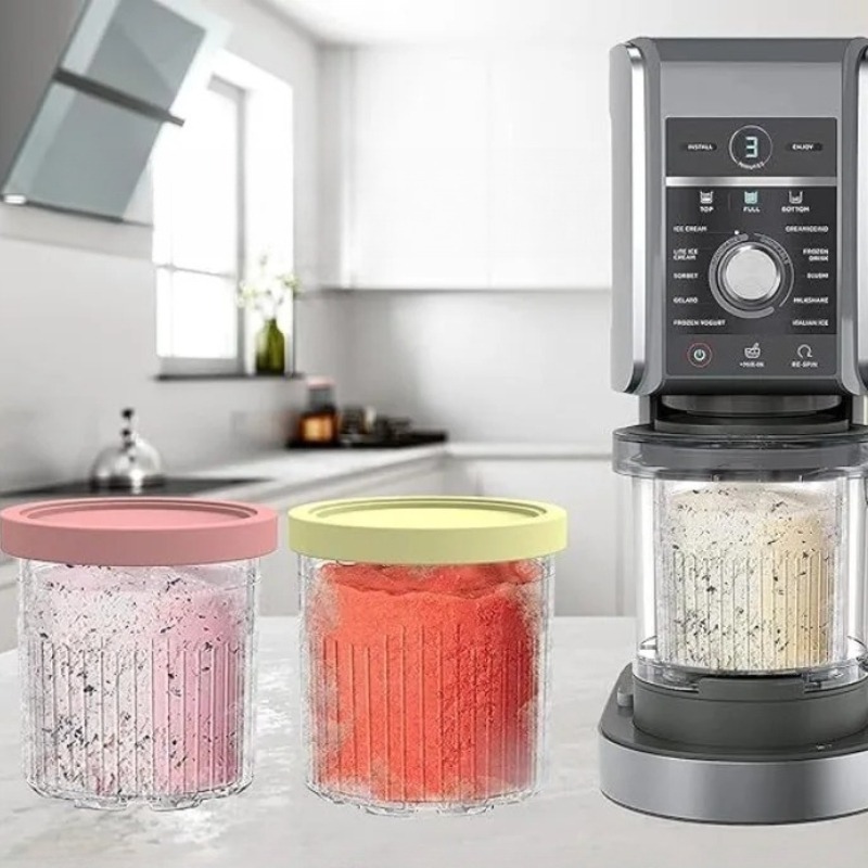 Countertop Ice Maker Commercial - Cawan Penyimpanan Es Krim Pengganti Ninja