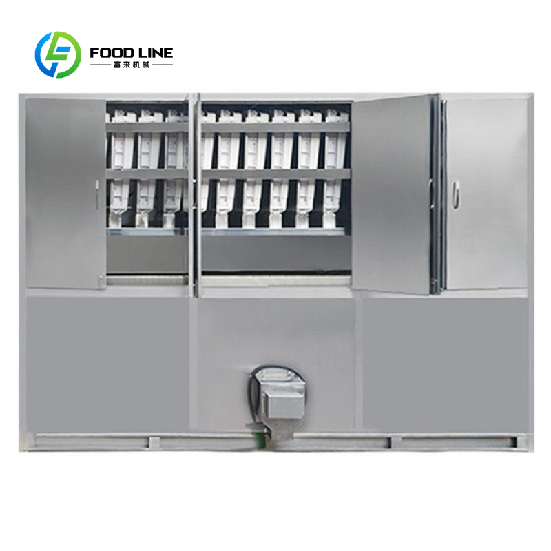 Commercial Ice Maker Air Cooled - Mesin Pembuat Es Batu Otomatis Baja