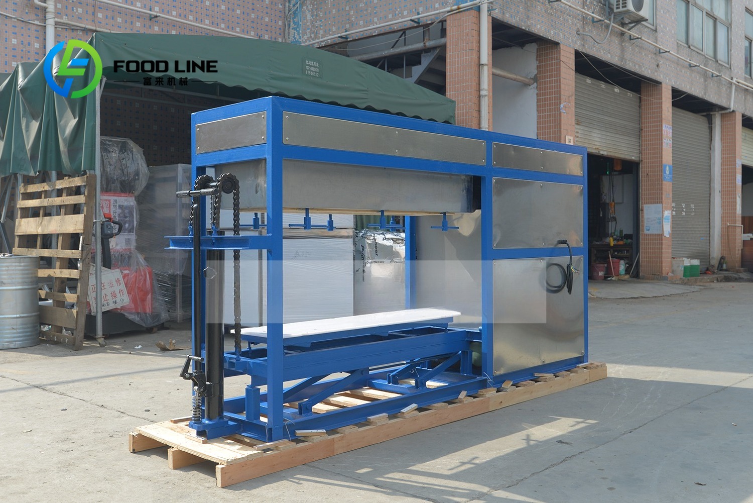 Block Ice Machine 1 Ton - Mesin Pembuat Es Balok Komersial 1