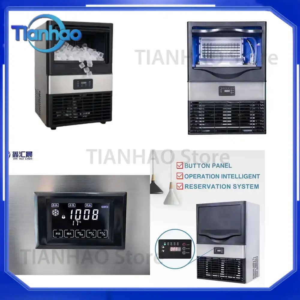 Commercial Ice Maker Air Cooled - Mesin Pembuat Es Batu Komersial 55KG/24