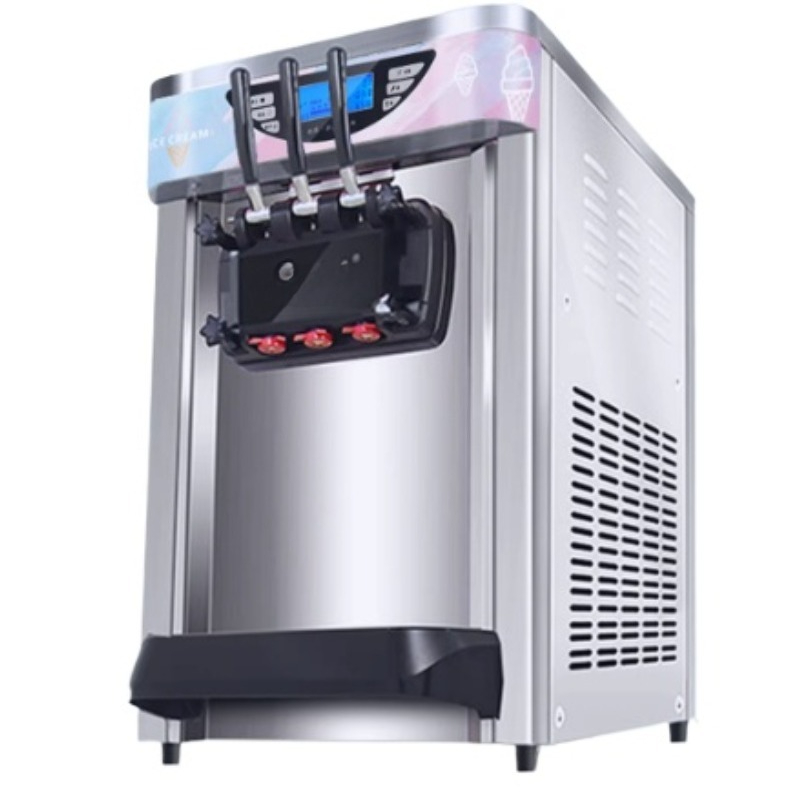 Countertop Ice Maker Commercial - Mesin Es Krim Lunak Komersial Otomatis,