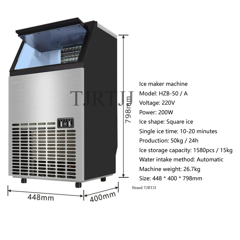 Mesin Pembuat Es Otomatis Berk - Commercial Ice Maker Air Cooled ulasan dan harga