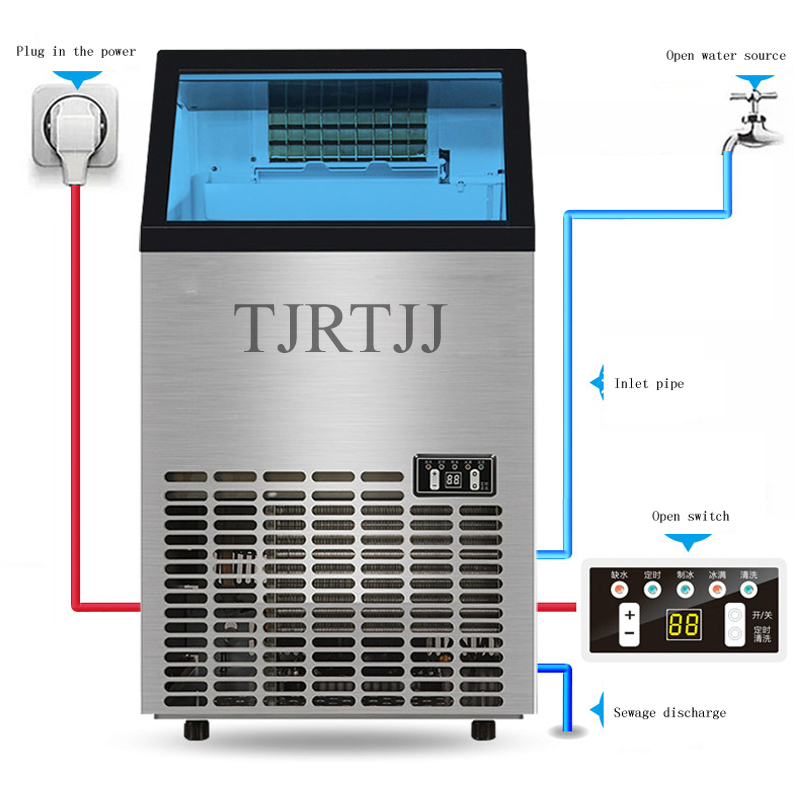 Mesin Pembuat Es Otomatis Berk - Commercial Ice Maker Air Cooled ulasan dan harga