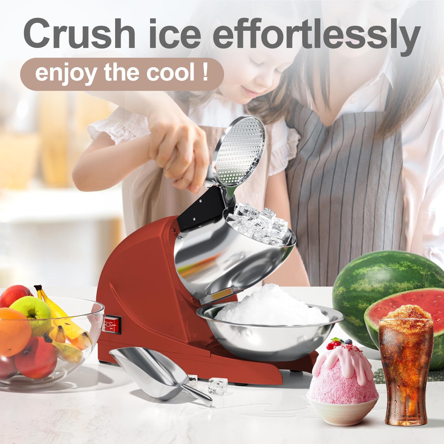 Mesin Pembuat Es Serut Elektri - Ice Crusher Machine Commercial ulasan dan harga