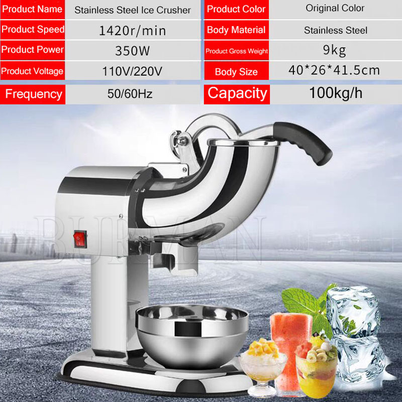 Mesin Penghancur Es Listrik 11 - Commercial Ice Maker 100Kg ulasan dan harga