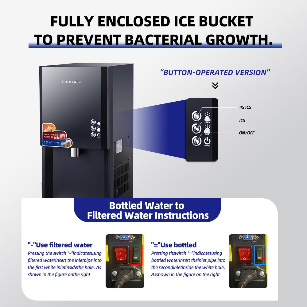 Mesin Pembuat Es Nugget Listri - Ice Machine 50Kg Nugget ulasan dan harga