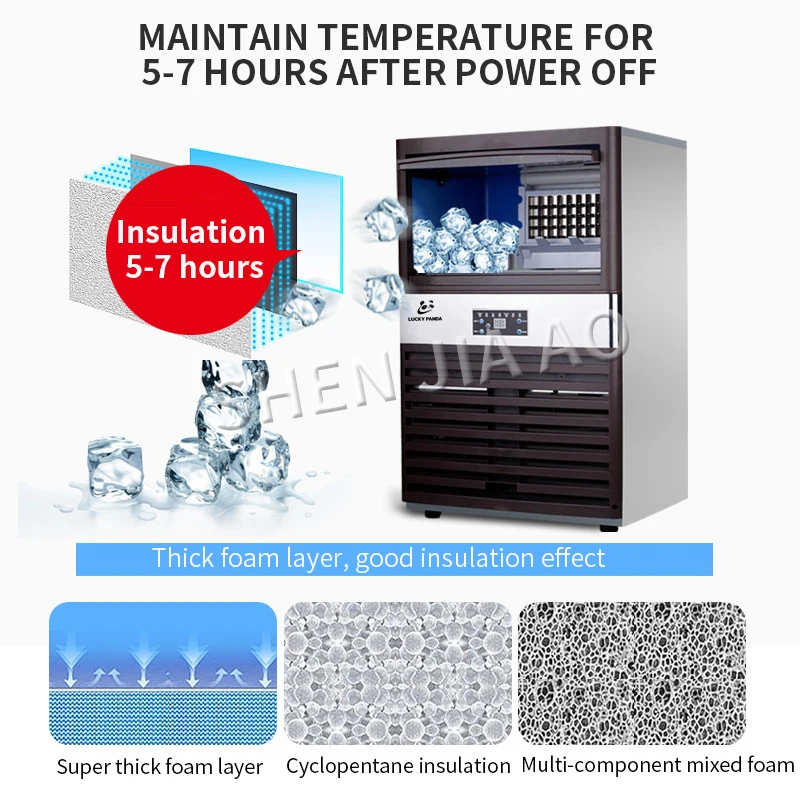 Pembuat Es 110V/220V Komersial - Commercial Ice Maker 100Kg ulasan dan harga