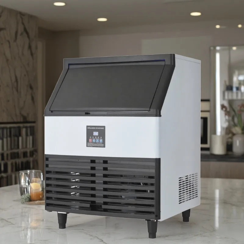 【Populer】Mesin Pembuat Es Batu - Commercial Ice Maker 100Kg ulasan dan harga