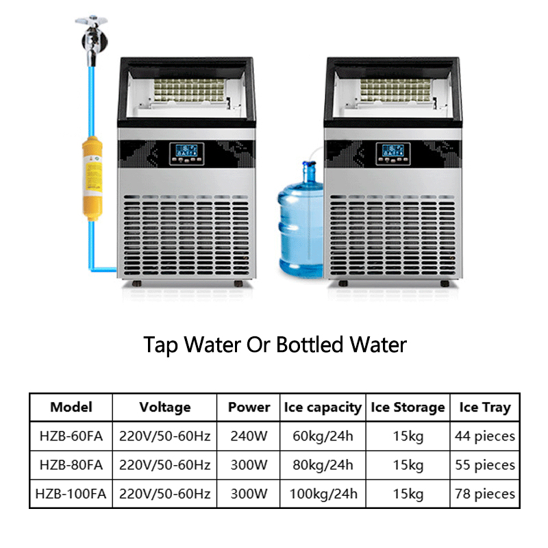 Mesin Pembuat Es Batu 100kg Ma - Commercial Ice Maker 100Kg ulasan dan harga