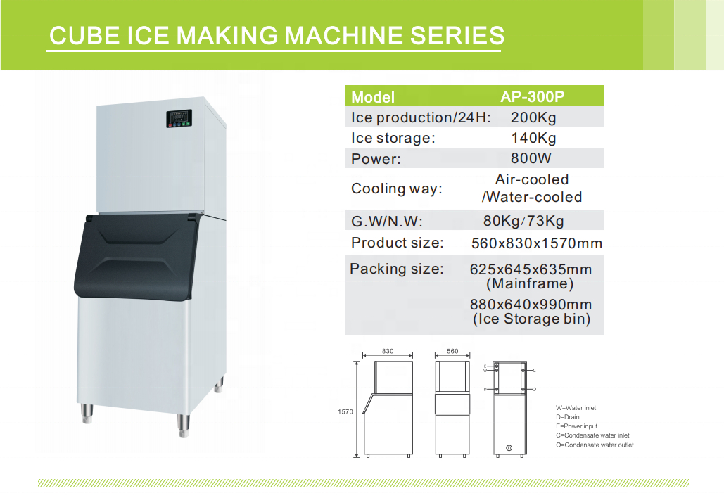 Pembuat Es Industri Tipe Split - Ice Storage Bin 200Kg ulasan dan harga