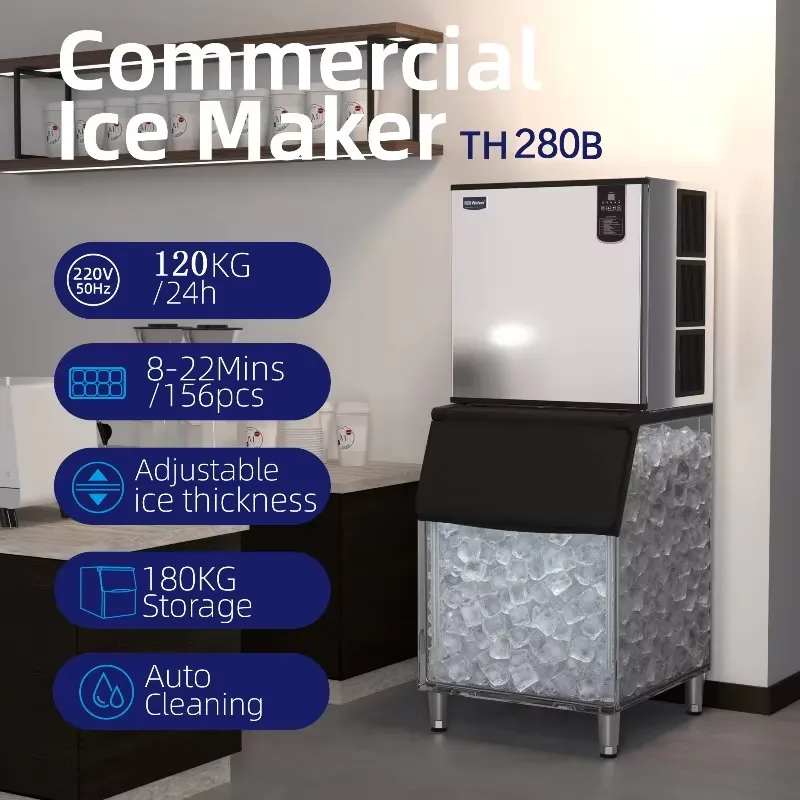 Mesin Pembuat Es Batu Komersia - Commercial Ice Maker 200Kg Cube ulasan dan harga