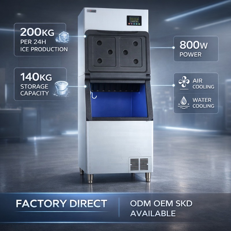 Mesin Pembuat Es Industri 500k - Commercial Ice Maker Air Cooled ulasan dan harga