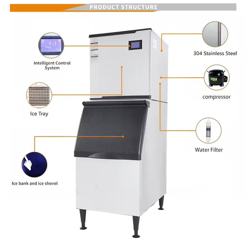 Mesin Pembuat Es Komersial 200 - Commercial Ice Maker 200Kg Cube ulasan dan harga