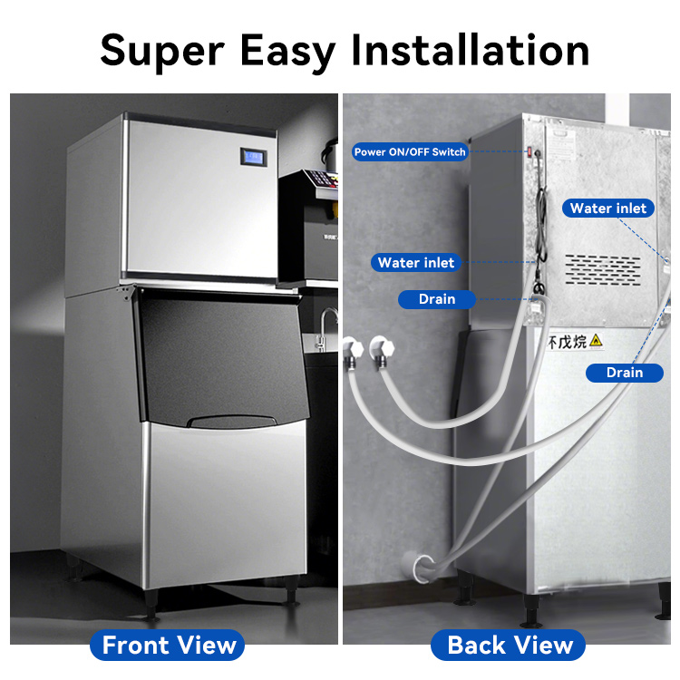 Mesin Pembuat Es Batu Komersia - Commercial Ice Maker 200Kg Cube ulasan dan harga