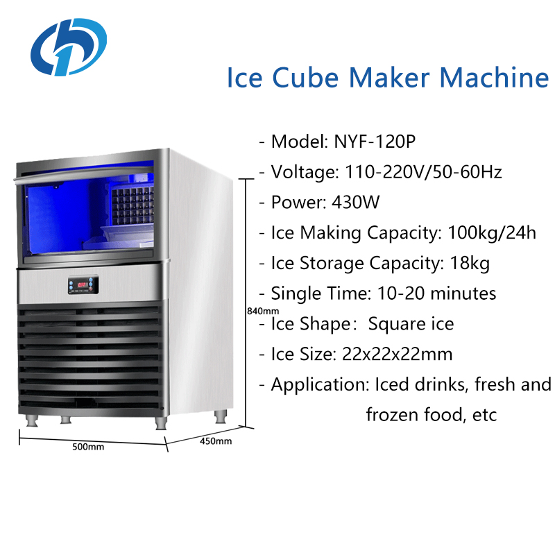 Mesin Pembuat Es 100kg Otomati - Commercial Ice Maker 100Kg ulasan dan harga